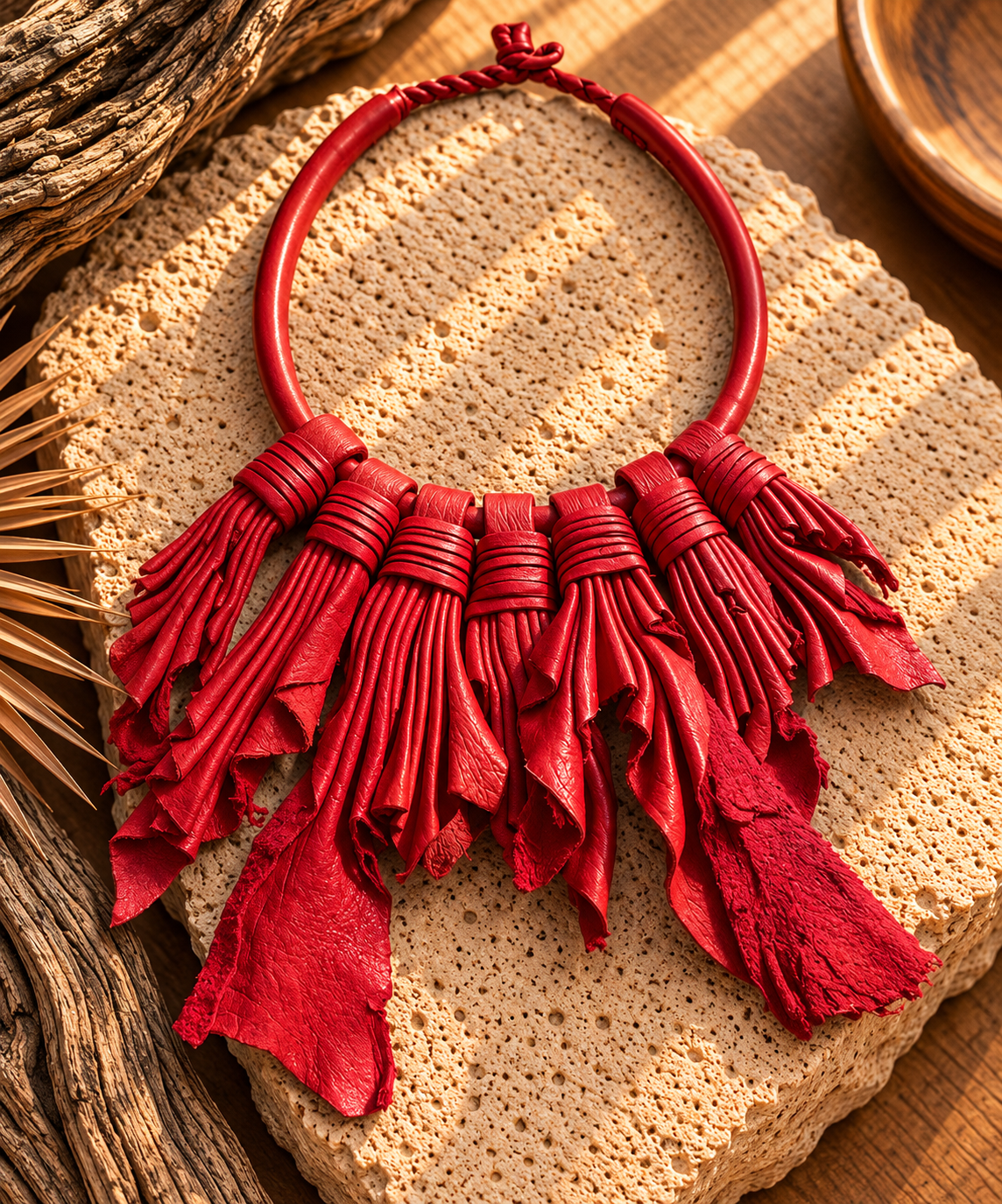 Collar cuero